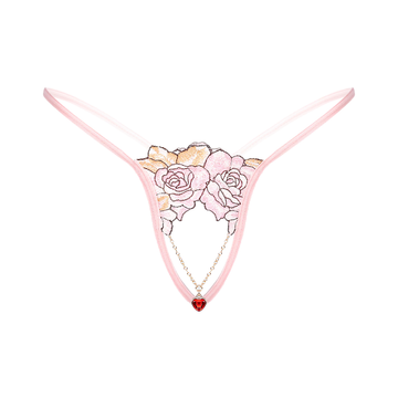 Men's Metal Chain Panties Lingerie / G-Strings Crotchless Open Butt T-Back Underpants - EVE's SECRETS